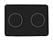 Dual Wireless Charger Pad for iPhone 8 iPhone 8 Plus iPhone X Samsung Note 8 S8 S8+ S7 S7 Edge S6 S6 Edge and Other Qi-enabled Device (AC Adapter Included)-Black