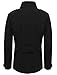 Tom's Ware Mens Stylish Fashion Classic Wool Double Breasted Pea Coat TWCC06-08-BLACK-US XXL
