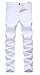 IWOLLENCE Men's Skinny Slim Fit Stretch Straight Leg Elasticity Jeans Pants