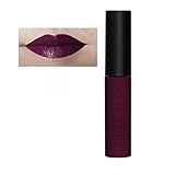 Fullkang Waterproof Matte Liquid Long Lasting Lip Gloss Lipstick 34 Colors (Purple 15)