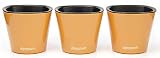 Window Garden - Aquaphoric Self Watering Mini Planter Pots (3 Pack) - Grow On Indoor Sill. Perfect for Potting Small Plants, Herbs, African Violets, Succulents, or Start Seedlings.
