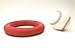 Nibble Pet Products Natural and Durable Rubber Dog Toy Ring for Aggressive Chewers and Tug of War and Fetch