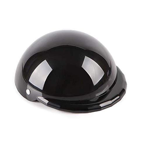 Funny Cool Pets Hats Motorcycle Helmet Sun Rain Helmets for Small Cats Dogs Kitten Puppy Birthday Gift (Black)[Black]