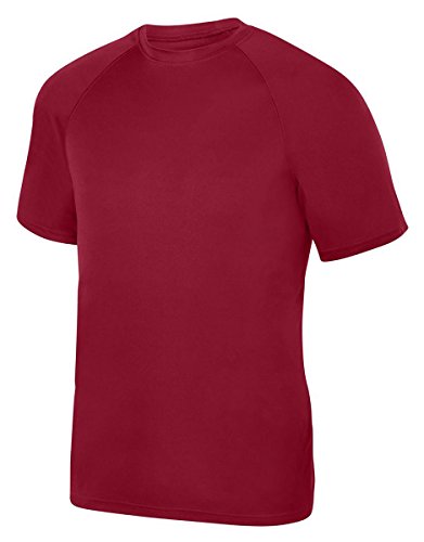 Augusta Sporswear Boys Attain Wicking Raglan Sleeve T-Shirt Cardinal