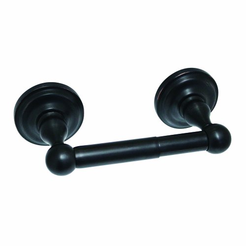 MODONA Four Piece Bathroom Accessories Set, Includes 24" Towel Bar, Robe Hook, Towel Ring, and Toilet Paper Holder - Rubbed Bronze - Viola Series - 5 Year Warrantee