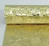Embossed Florist Foil GOLD - Camelot style design. NEW larger size - 20