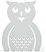 Whitmor Owl Bookends, Set of 2, Gray