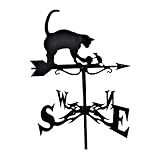 FAKEME Cast Iron Weather Vane Roof Mount Wind