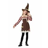 LMYOVE Scarecrow Costume for Girls, Kids Scarecrow