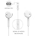 DPKIKO 53PW01 Earbuds Compatible with IPhone XS/ 7/Plus/ 8/ 8Plus/ X, XS Max Earbuds with Microphone and Volume Control, Bluetooth Headphones Noise Canceling, Walnut