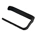 MARMOLUX ACC Toilet Paper Roll Holder One-piece Metal Black Non-Corrosive Wall Fixture from the Hawaii Collection of Bathroom Accessories