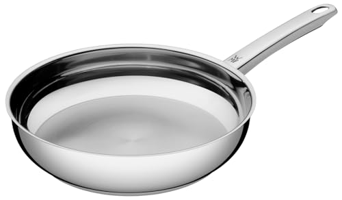 Favorit - Sartén 20 cm Profesional Sin Revestimiento, Sartén de Acero Inoxidable Apta Inducción, Acero Inoxidable Cromargan, Apta para Horno