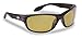 Flying Fisherman Unisex-Adult Cayo Sunglasses, Matte Bronze Frames/Yellow-Amber Lenses, Medium