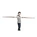 STAR WARS Darth Maul Double Blade Plastic Lightsaber Costume Prop