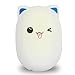 Nursery Lamp, Carejoy Cute Bear Silicone Night Light 7 Colors Accompany You Baby Fall Into Sleep Safely This Kids Night Lamps Will Be Your Good Choice For Your Little One (TAP Control, Boy)