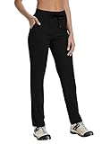 FitsT4 Women's Light Weight Quick Drying Outdoor Hiking Trekking Cargo Pants with Drawstring Hem