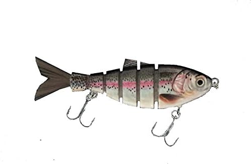 Windy 5 Inch Segmented Shad Swimbait (Rainbow Trout)