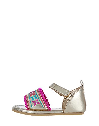 Monsoon Metallic Pom Pom Walker Sandals Us Baby Shoe