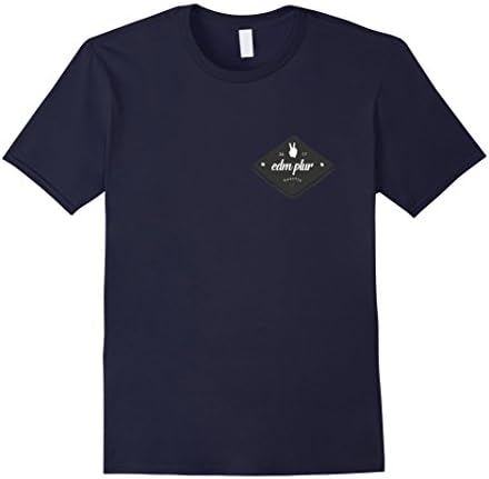 Men's EDM PLUR Debut Season Shirt Large Navy