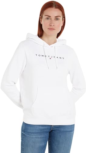 Women TJW REG Linear Hoodie DW0DW17324 White (White) XXS