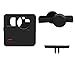 Kourpar Protective Silicone Case + Camera Lens Cap + Aluminum Alloy Slideway for GoPro Fusion 360,Camera Lens Protector and Protecting Housing Case and Bottom Track Packing