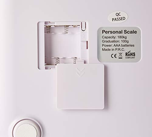 ONEDEKKO Bluetooth Smart Scale - Body Composition Monitor- 8 Measurements -Body Weight, Body Fat, Calorie, BMI, Muscle Mass, Hydration, Bone, Visceral Fat up to 8 Users- White - Thumbnail 6