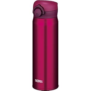 Thermos Water Bottle Vacuum Insulation Mobile Mug [one-Touch Open Type] 500ml Wine red JNR-500 WNR