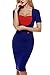 ANGVNS Women's Vintage Wear to Work Pinup clothing Cocktail Pencil Bodycon Dress