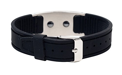 [- 4 in 1 Satori Negative Ion Band, Germanium, Silicone,Charged With Negative Ions, The Ionic Wrist