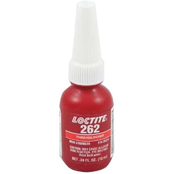 Loctite 231926 Red 262 High Strength Thread Locker, 10 mL Bottle