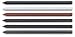 CRETACOLOR Graphite Lead Set, 6-Colors, multicolor, 5.000