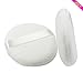 Joly Pure Cotton Powder Puff for Face Makeup or Skin Care 3.15 Inch (3 Pieces, White)