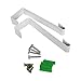 Evelots Ironing Board Holder-Over Door/No Tool or Wall Mount-Iron/Bottle Baskets