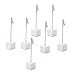 SAIKA Photo Memo Clip Resin Holder Stand 7pcs-White