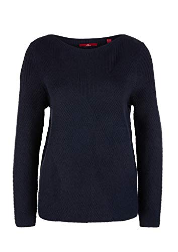 sOliver-RED-Label-Damen-Flauschiger-Strukturmix-Pullover
