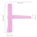 Adjustable Cake Scraper Cake Smoother Tool for Icing,Fondant Cream Edge Smoothing Decorating Tools - Blue, Pink (2pcs)