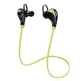 Bluetooth Headphones, TOTU Wireless Sports Earphones in Ear Earbuds W/Mic Noise Cancelling Secure Fit for Gym Running Workout (IPX5 Sweatproof, Stereo, 8 Hours Playtime)