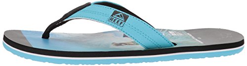 Reef Boys' Grom Photos Sandal, Surfing Pug, 3-4 Medium US Toddler