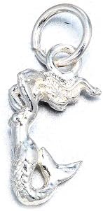 .925 Sterling Silver Mermaid Charm