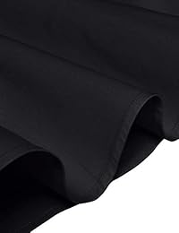 Kingfancy vestido de cóctel de verano para dama, estilo vintage, cuello de novio, corte semi formal y vestido de fiesta de noche