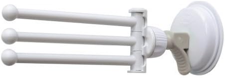 Changing Lifestyles Safe-er-Grip Drip Dry Portable Drying Rack, White with 3 prongs (2-Pack)