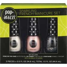 Pop-arazzi Sparking French Manicure Set