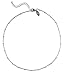 Benevolence LA Choker Necklace - Gold Necklace for Women or White Gold 14k Gold Dipped Satellite Beaded Curb Ball Chain Gold Choker Layering Womens Necklaces Simple Chokers Celebrity Endorsed