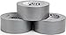 New: Heavy Duty Silver Duct Tape - 3 Roll Multi Pack Industrial Lot – 30 Yards x 2 inch Wide – Large Bulk Value Pack of Grey Original Extra Strength, No Residue, All Weather, Tear by Hand