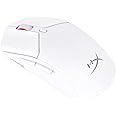 HyperX Pulsefire Haste 2 – Wireless Gaming Mouse- Ultra Lightweight, 61g, 100 Hour Battery Life, Dual Wireless Connectivity, Precision Sensor - White (Renewed)