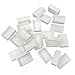Honbay 24PCS Plastic Empty Watercolor Paint Pans Full Pans (White)