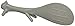 uxcell Plastic Squirrel Shaped Rice Spatula with Non Stick Rice Spoon Paddle Heat Resistant Rice Cooker Spoon Gray