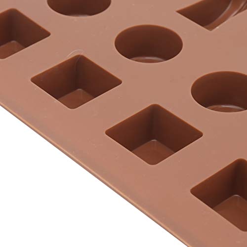 Hartvorm Siliconen Bakvorm Smaakloos 27 x 23 x 2 cm Chocolade Mallen voor Cake Keuken Bakken Tool((Geometric shape)) - Afbeelding 6
