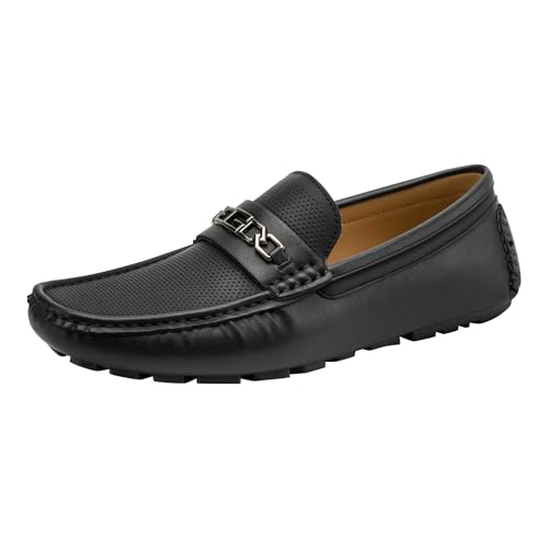 Guess Men's Aqlen Loafer, Black 001, 8