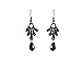 Charm.L Grace Flower Lace Gothic Lolita Pendant Choker Necklace Earrings Set Wedding Halloween Accessories